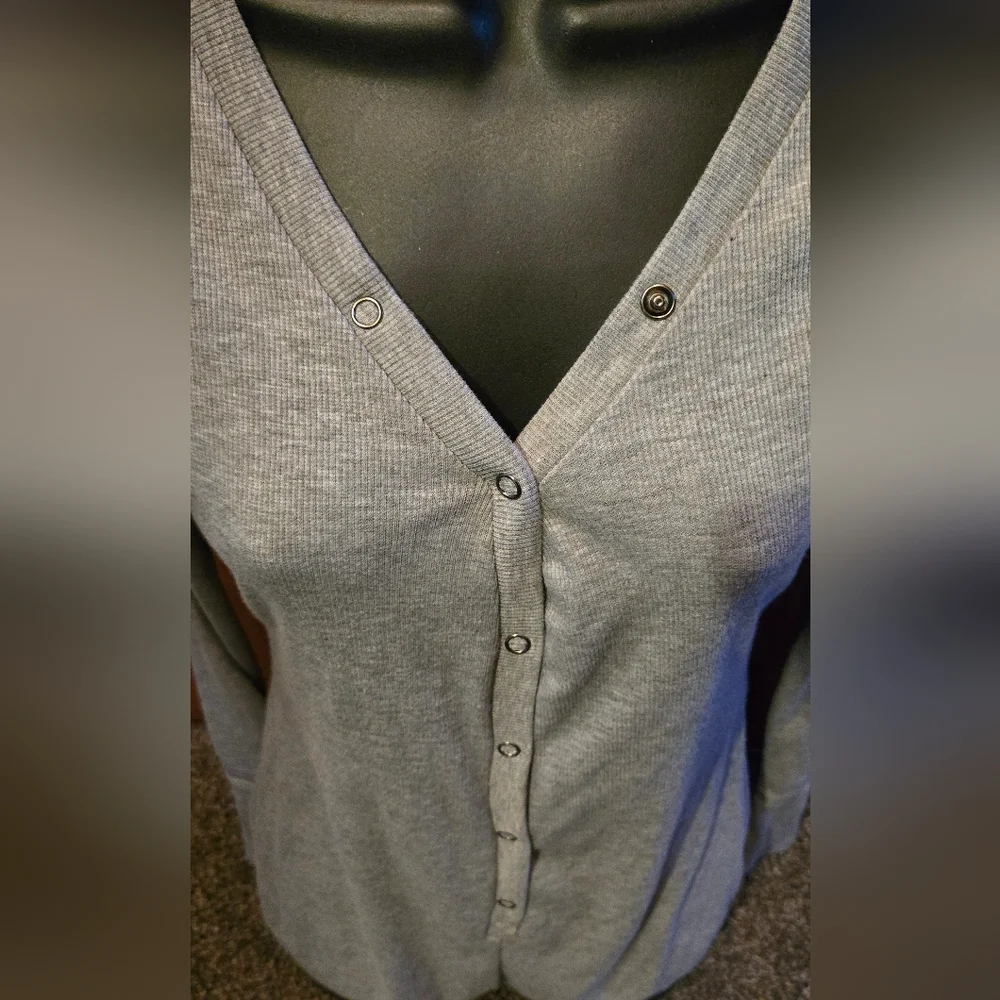 Moxeay SUPER CUTE NWT gray thermal romper szS - Picture 8 of 8